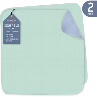 Chew + Heal Chew + Heal Max Protect Pawformance Reusable Dog Pee Pads, 34x 36-in, 2 count