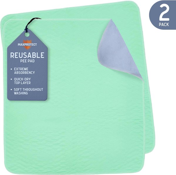 Show full view: Chew + Heal Max Protect Quick-Dry Reusable Dog Pee Pads, 34-in, 2 count slide 1 of 9