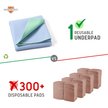 Show in main carousel: Chew + Heal Max Protect Quick-Dry Reusable Dog Pee Pads, 34-in, 2 count slide 6 of 9