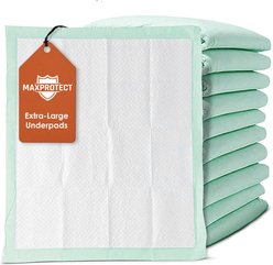 Chew + Heal Max Protect X-Large Pee Travel Pack Dog Potty Pad, 10 count