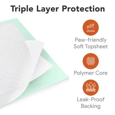 Show full view: Chew + Heal Max Protect X-Large Pee Travel Pack Dog Potty Pad, 10 count slide 3 of 5