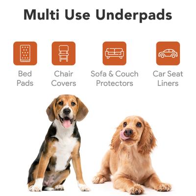 Show full view: Chew + Heal Max Protect X-Large Pee Travel Pack Dog Potty Pad, 10 count slide 5 of 5