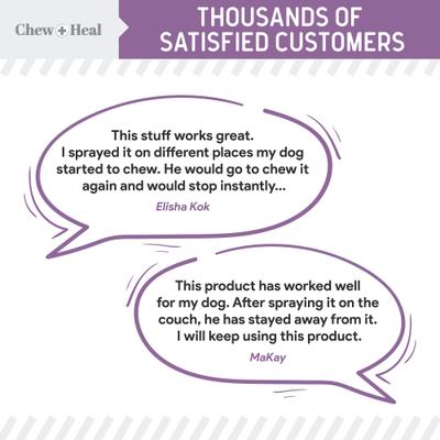 Show full view: Chew + Heal No Chew Dog & Cat Spray, 8-fl oz bottle slide 4 of 10