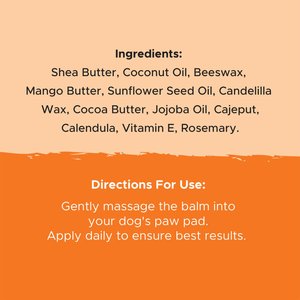 Chew + Heal Paw Support Revitalizing Dog Paw Balm, 2-oz