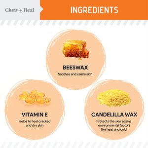 Chew + Heal Paw Support Revitalizing Dog Paw Balm, 2-oz