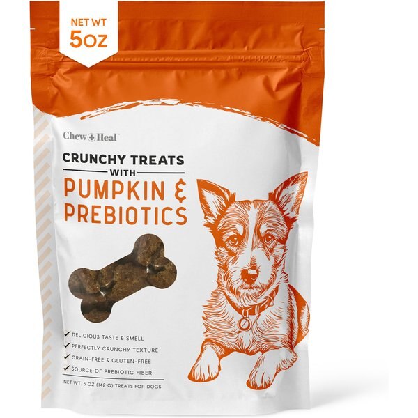 Yak9 Chews CrunCheese Natural Pumpkin Flavored Crunchy Dog Treats, 0.37-lb bag