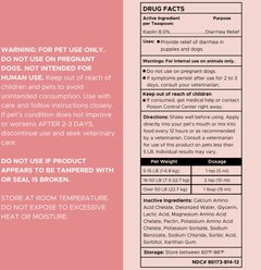 Chew + Heal Stop The Diarrhea Liquid Digestive Aid for Dogs, 12-fl oz bottle slide 2 of 9