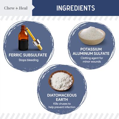 Show full view: Chew + Heal Styptic Powder Dog Treatment, 1.5-oz slide 3 of 9