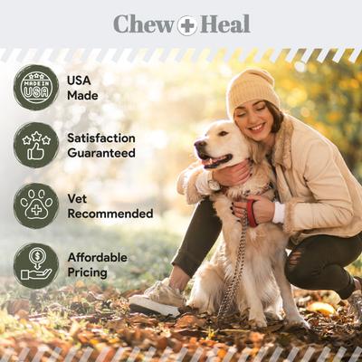 Show full view: Chew + Heal Wild-Caught Cod Liver Oil Salmon Oil Alternative Skin & Coat Liquid Supplement for Dogs, 16-fl oz bottle slide 8 of 11