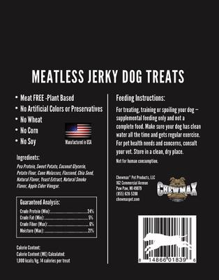 Show full view: ChewMax Pet Products Meatless Jerky Natural Chew Dog Treats, 5-oz bag slide 3 of 9