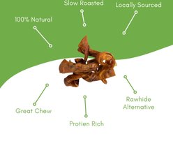 ChewMax Pet Products Piggy Strips Natural Chew Dog Treats, 1-lb bag slide 2 of 2