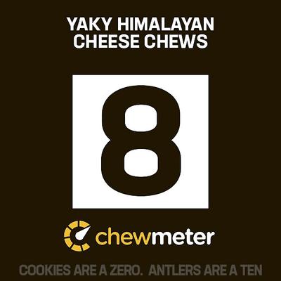 Show full view: chewmeter Yaky Himalayan Cheese Chew Dog Treats, Large slide 9 of 9