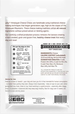 Show full view: chewmeter Yaky Himalayan Cheese Dog Treat, Small slide 3 of 5