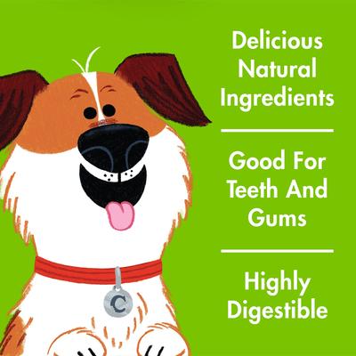 Show full view: Chewsday Minty Fresh Daily Dental Dog Dental Treats, 28 count, X-Small slide 8 of 9