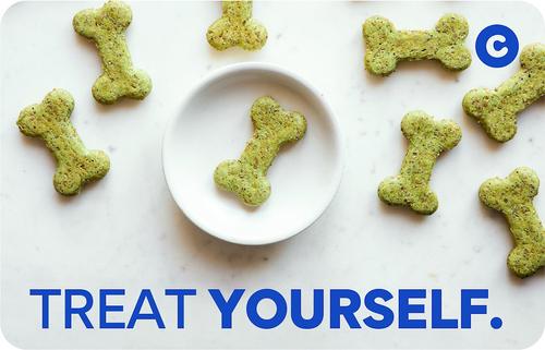 Show full view: Chewy eGift Card, Treat Yourself Dog, $25 slide 1 of 1