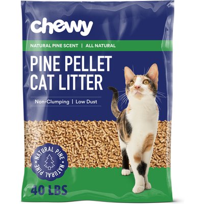Chewy Made Chewy Made All Natural Pine Pellet Non-Clumping Wood Cat Litter (FORMERLY FRISCO), 40-lb bag