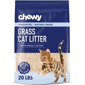 Chewy Made All Natural Unscented Clumping Grass Cat Litter (FORMERLY FRISCO), 20-lb bag
