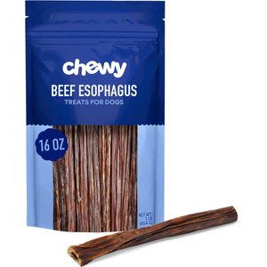 Chewy Made Beef Esophagus Dog Treats (FORMERLY BONES & CHEWS), 1-lb bag