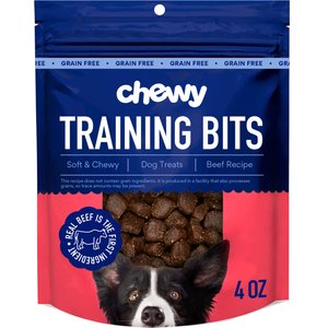 Chewy Made Beef Recipe Grain-Free Soft & Chewy Training Bits Dog Treats (FORMERLY AMERICAN JOURNEY), 4-oz bag