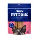 Chewy Made Large Stuffed Bone Treats Meaty Middle Made with real Bacon (FORMERLY TRUE ACRE FOODS), 6 count
