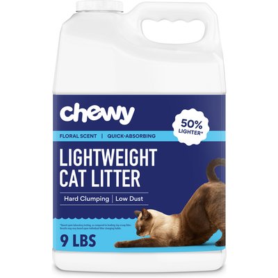 Chewy Made Chewy Made Lightweight Floral Scented Clumping Cat Litter (FORMERLY FRISCO), 9-lb jug