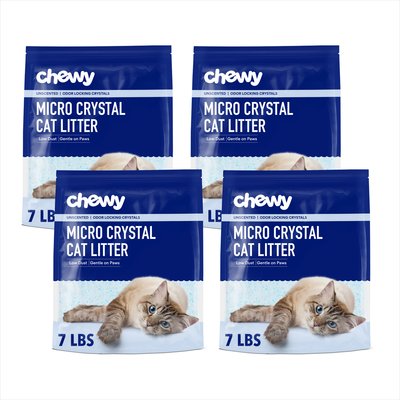 Chewy Made Chewy Made Micro Crystal Unscented Non-Clumping Cat Litter (FORMERLY FRISCO), 28-lb bundle