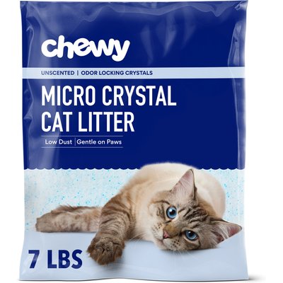 Chewy Made Chewy Made Micro Crystal Unscented Non-Clumping Cat Litter (FORMERLY FRISCO), 7-lb bag