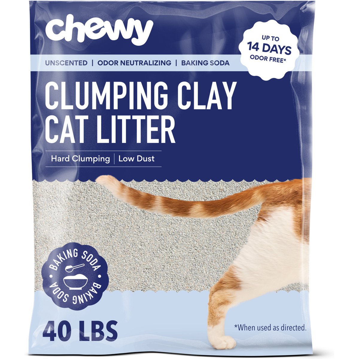 Chewy Made Multi-Cat Baking Soda Unscented Clumping Clay Cat Litter (FORMERLY FRISCO), 40-lb bag
