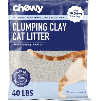 Chewy Made Chewy Made Multi-Cat Baking Soda Unscented Clumping Clay Cat Litter (FORMERLY FRISCO), 40-lb bag