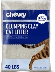 Chewy Made Multi-Cat Unscented Clumping Clay Cat Litter (FORMERLY FRISCO), 40-lb bag