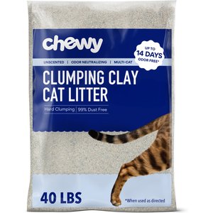 Chewy Made Multi-Cat Unscented Clumping Clay Cat Litter (FORMERLY FRISCO), 40-lb bag
