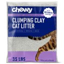 Chewy Made Odor Defense Lavender Scented Clumping Clay Cat Litter (FORMERLY FRISCO), 35-lb bag