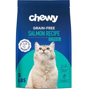 Chewy Made Salmon Recipe Grain-Free Dry Cat Food (FORMERLY AMERICAN JOURNEY), 5-lb bag