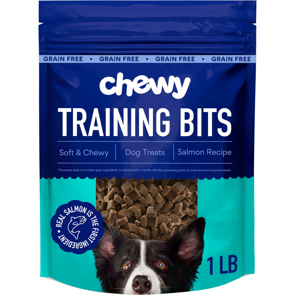 Chewy Made Salmon Recipe Grain-Free Soft & Chewy Training Bits Dog Treats (FORMERLY AMERICAN JOURNEY), 16-oz bag
