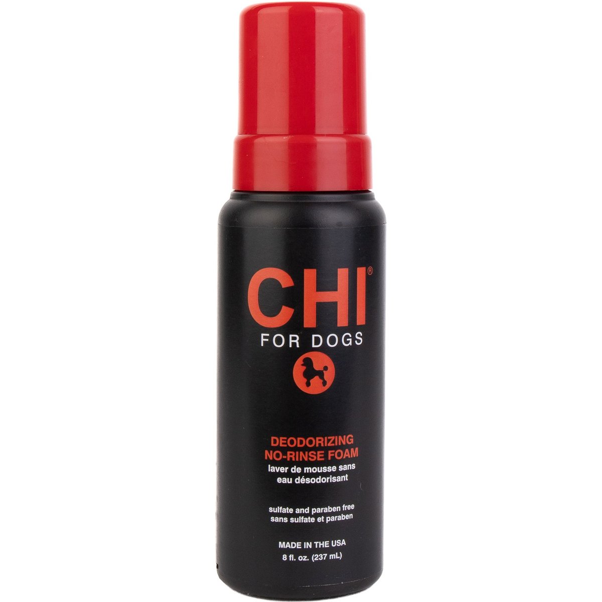 CHI Deodorizing Waterless Dog Grooming Foam Wash, 8.5-fl oz bottle