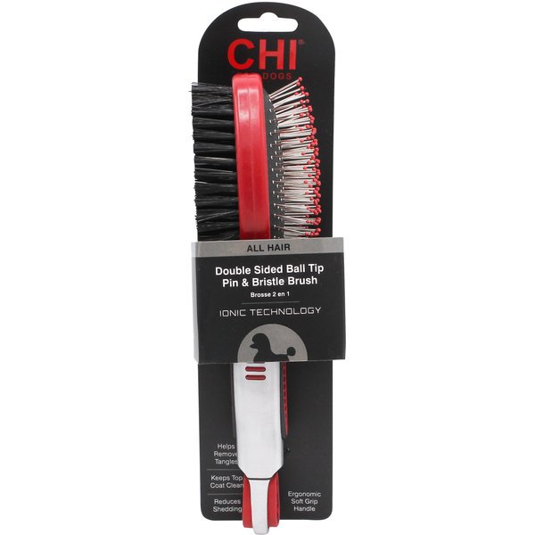 BioSilk Double Sided Dog Pin & Bristle Brush