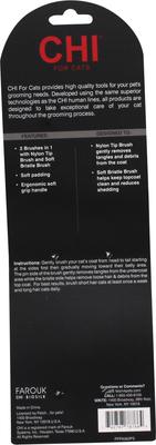 Show full view: CHI Dual Sided Pin & Bristle Cat Brush slide 2 of 2