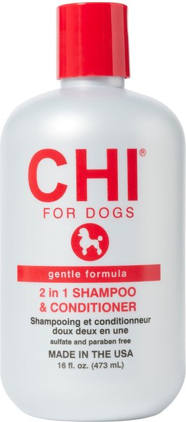 CHI Gentle 2 in1 Dog Shampoo & Conditioner, 16-fl oz bottle - Chewy.com