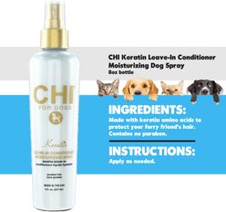 CHI Keratin Leave-In Conditioner Moisturizing Dog Spray, 8-fl oz bottle slide 2 of 2
