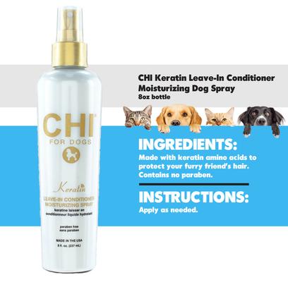Show full view: CHI Keratin Leave-In Conditioner Moisturizing Dog Spray, 8-fl oz bottle slide 2 of 3