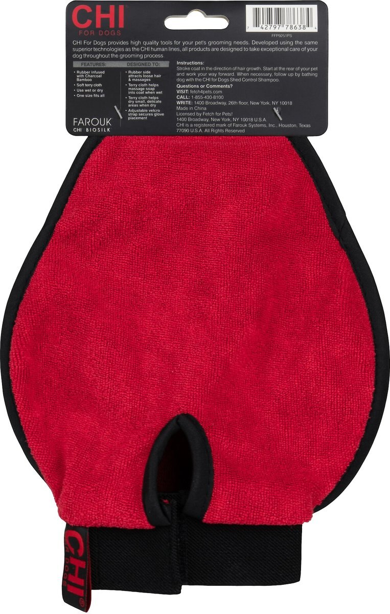 CHI Wet & Dry Dog Grooming Glove