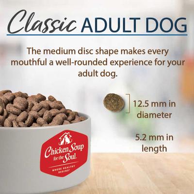 Show full view: Chicken Soup for the Soul Adult Chicken, Brown Rice & Turkey Recipe Dry Dog Food, 13.5-lb bag slide 8 of 12