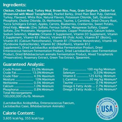 Show full view: Chicken Soup for the Soul Adult Chicken, Brown Rice & Turkey Recipe Dry Dog Food, 4.5-lb bag slide 7 of 12