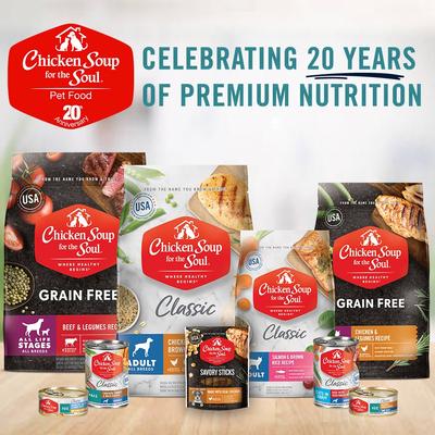 Show full view: Chicken Soup for the Soul Adult Pate Chicken, Turkey & Duck Recipe Canned Dog Food, 13-oz, case of 12 slide 3 of 10