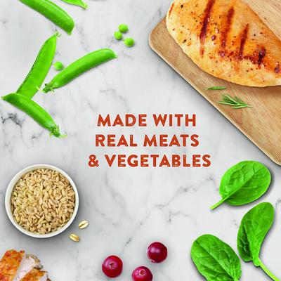 Show full view: Chicken Soup for the Soul Classic Adult Chicken, Turkey & Duck Recipe & Chicken & Brown Rice Pate Recipe Wet Dog Food, 13-oz can, case of 12 slide 6 of 8