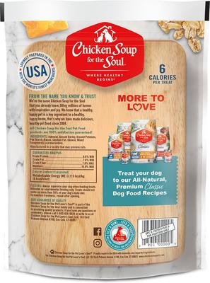 Show full view: Chicken Soup for the Soul Crunchy Bites Bacon & Cheese Dog Treats, 12-oz bag slide 3 of 12