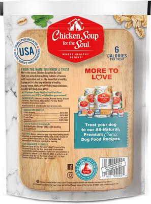 Show full view: Chicken Soup for the Soul Crunchy Bites Chicken Dog Treats, 12-oz bag slide 3 of 12