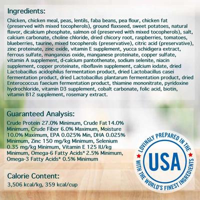 Show full view: Chicken Soup for the Soul Grain-Free Chicken, Pea & Sweet Potato Recipe Dry Dog Food, 10-lb bag slide 5 of 11