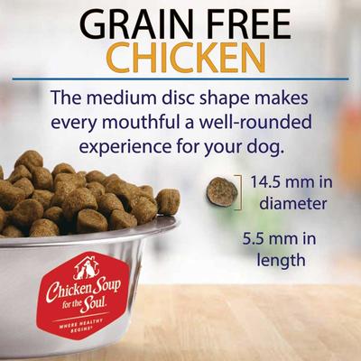 Show full view: Chicken Soup for the Soul Grain-Free Chicken, Pea & Sweet Potato Recipe Dry Dog Food, 22-lb bag slide 8 of 11