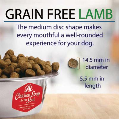 Show full view: Chicken Soup for the Soul Grain-Free Lamb & Pea Recipe Dry Dog Food, 10-lb bag slide 8 of 11